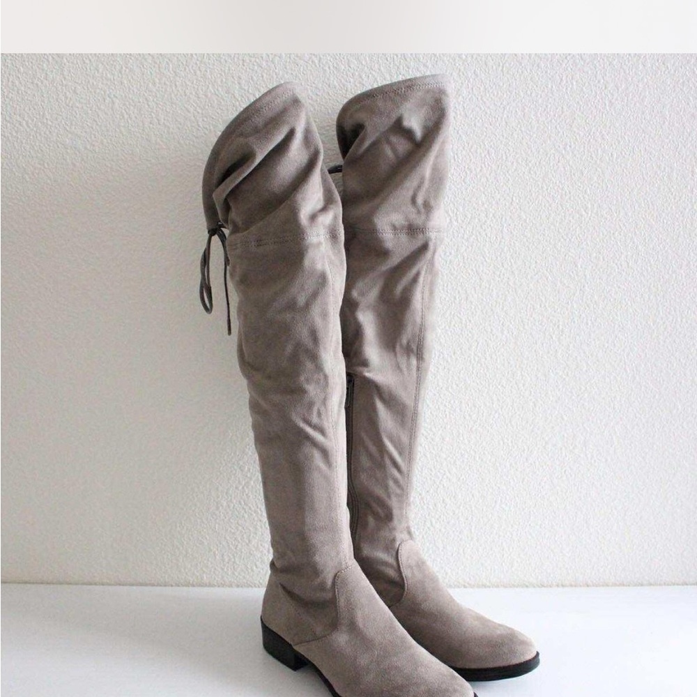 Circus by Sam Edelman Taupe Over-the-Knee Boots
